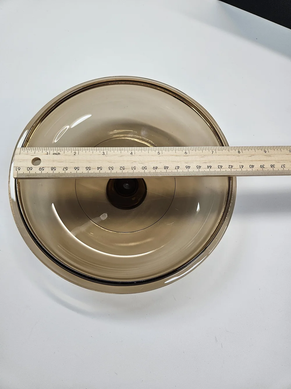 Pyrex Visions Amber Glass Replacement Lid V-2.5-C B V2.5CB 8.5